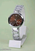 Best Heart Designer Round Case Dial Attractive Metal Belt Women Analog Watches for Girls
