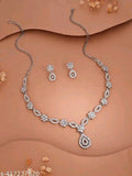 ✨ Elegant American Diamond Necklace Set